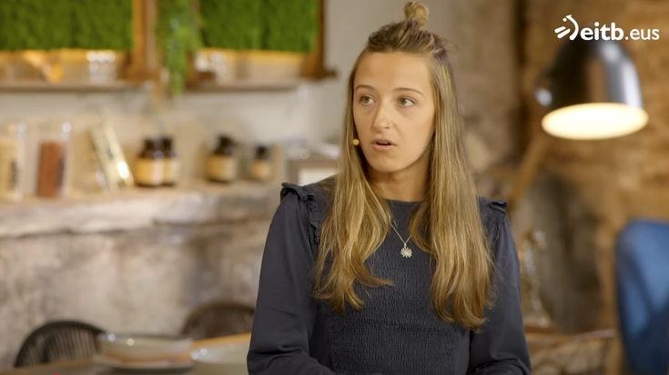 Eneritz Etxabe 'Joseba Argiñano Sukalerrian' saioan izan da