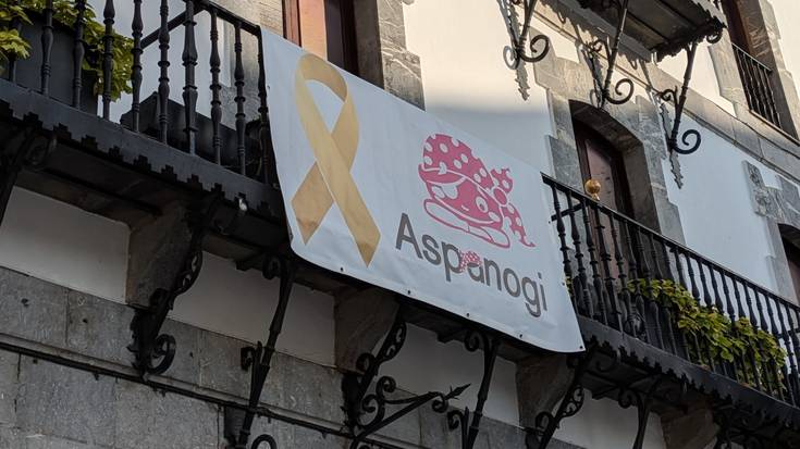 Azpeitian da Aspanogiren bandera pirata ibiltaria