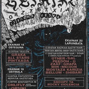 Getariako gaztetxearen itxiera festa