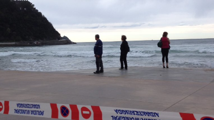 Alerta laranja ezarri dute, kostaldeko arriskuagatik