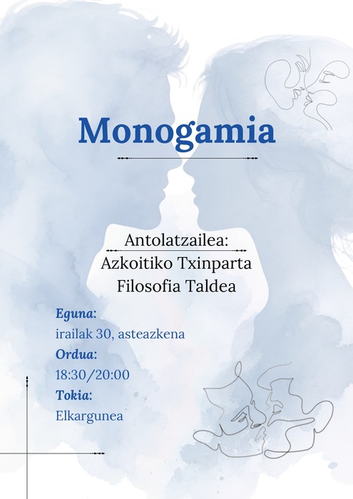 Txinparta taldearen saioa: 'Monogamia'