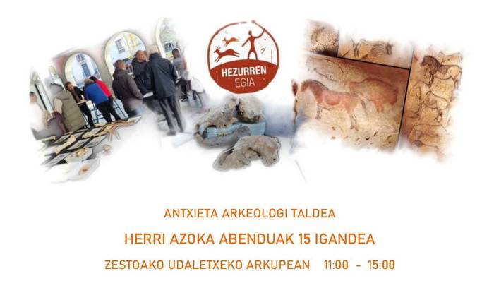 Neandertalez hitz eginez hasiko dute Zestoako Arkeologia Astea