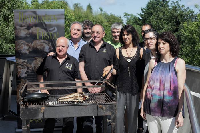 Bisiguaren Festa aurkeztu dute Basque Culinary Center sukaldaritza eskolan