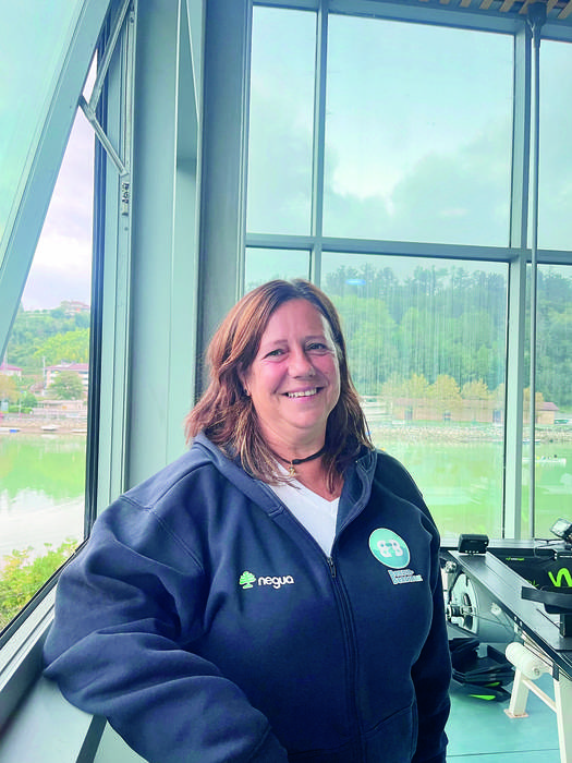 Miren Salsamendi: "Arraun egokitu inklusiboa eskaintzen duen talde bakarra gara"