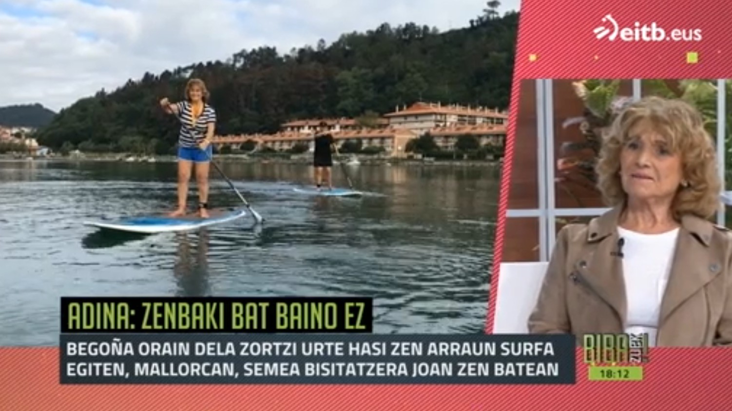 "Arraun surfean ari naizenean ahaztu egiten ditut arazo guztiak"