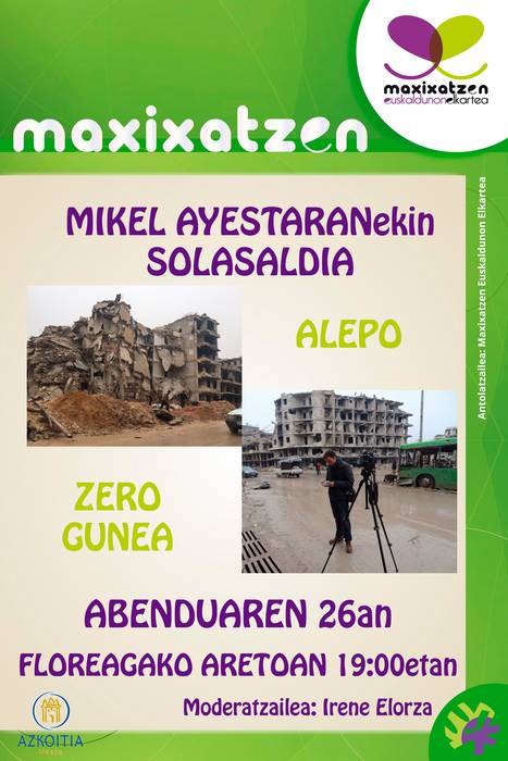 Mikel Ayestaranekin solasaldia: Alepo Zero Gunea