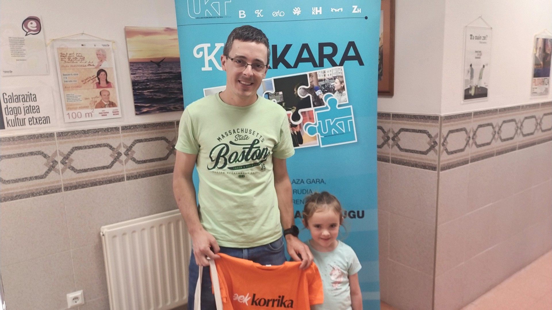 Lander Sarasolak jaso du Korrikaren produktu sorta