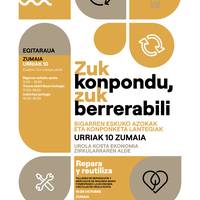Azoka eta tailerrak: 'Zuk konpondu, zuk berrerabili'