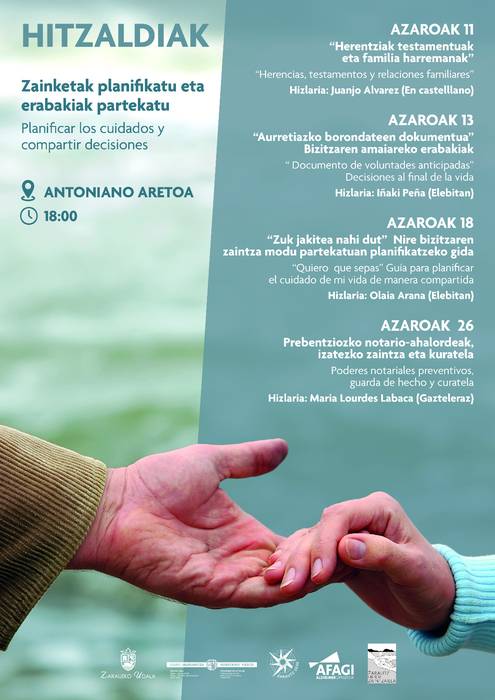 Hitzaldia: 'Herentziak testamentuak eta familia harremanak', Juanjo Alvarezen eskutik.