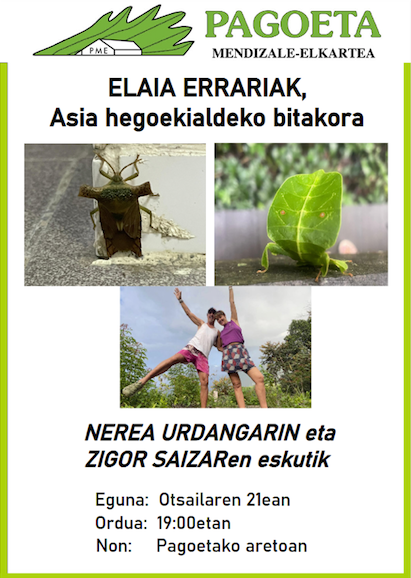 Emanaldia: 'Elaia errariak, Asia hego-ekialdeko bitakora'
