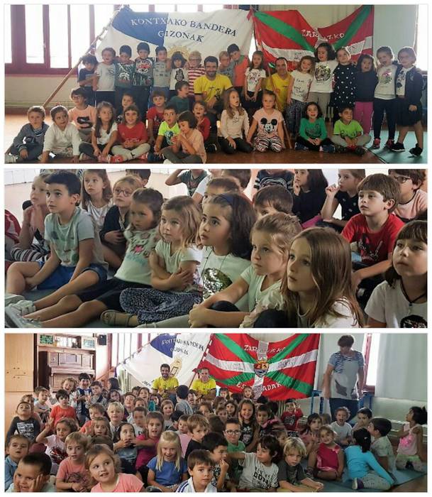 KONTXAKO BANDERA GURE IKASTETXEAN!