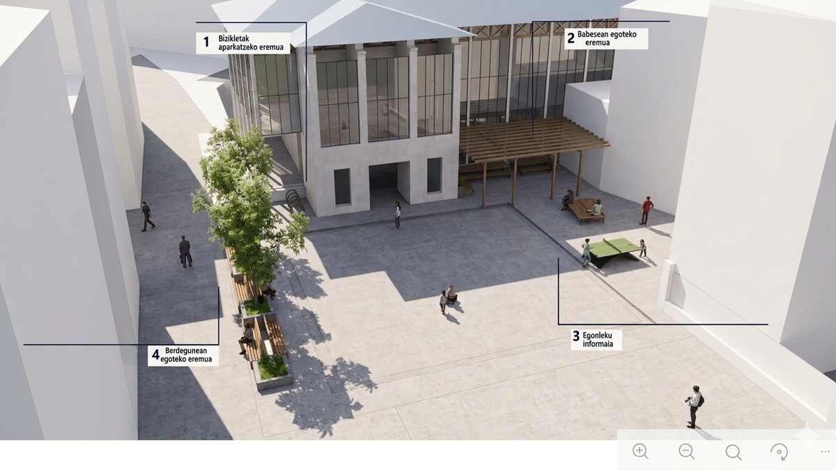 Frontoi Txiki ondoko eremua eraberritzeko lanak astelehenean hasiko dituzte