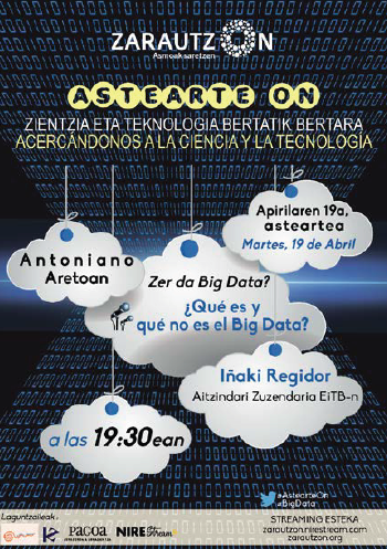 Big Data izango du hizpide Iñaki Regidorrek asteartean