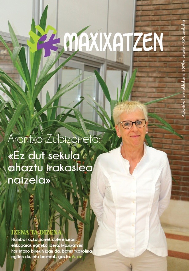 Uztaileko azala: «Ez dut sekula ahaztu irakaslea naizela»