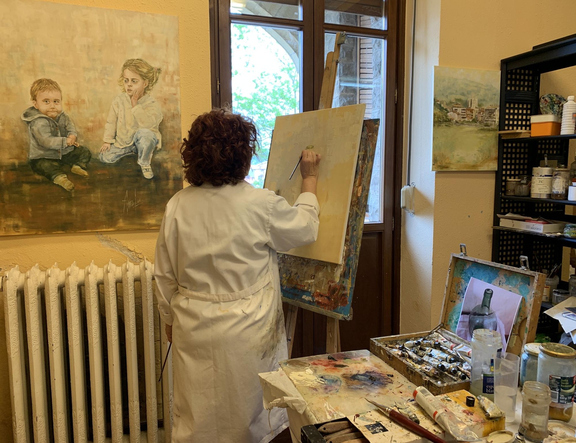 Forondako pintura tailerreko lanak Oxforden ikusgai izango dira gaurtik