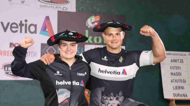 Mikel Lopetegi 'Urra' eta Maddi Gesalaga txapeldun Bi Harri txapelketan
