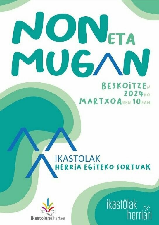 Beskoitzeko ikastolari elkartasuna adierazteko autobusa
