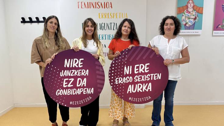 Zarauzko Udalak jaietan eraso matxistak prebenitzeko kanpaina bat jarri du abian ostalaritzarekin