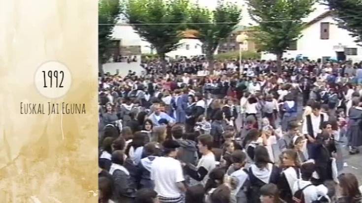 Atzera begira: 1992ko Zarauzko Euskal Jai Eguna