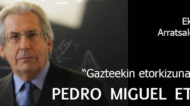 Pedro Miguel Etxenikek irekiko du bihar Gazte Geroak taldeak antolatutako hitzaldi zikloa