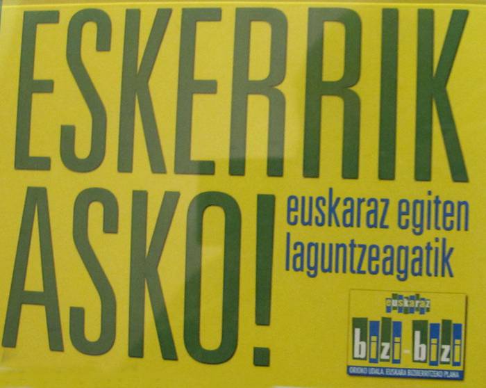 'Euskaraz bizi-bizi' egitasmorako logotipoa aukeratzeko lehiaketa egingo du Udalak