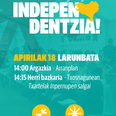 Santelmoak: Euskal preso, iheslari eta deportatuen aldeko bazkaria