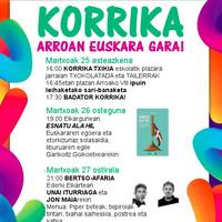 Korrika Kulturala: 'Esnatu ala hil' liburuaren aurkezpena eta solasaldia