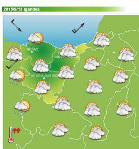 Eguraldia eta itsasoa, Kontxako egunean