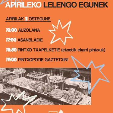 Egun osoko egitaraua Gaztetxean