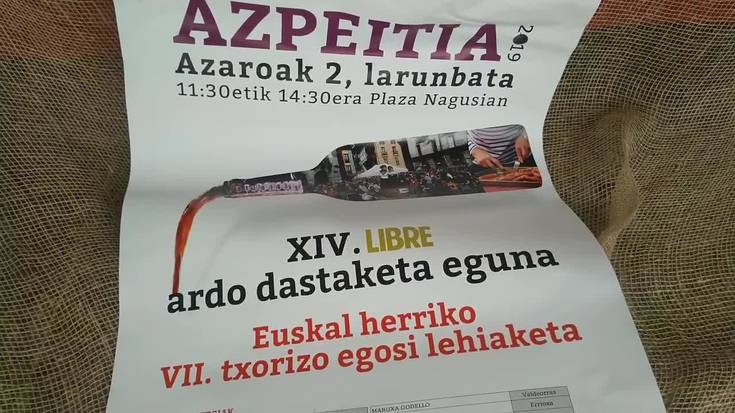 Azpeitiko XIV. Libre ardo dastaketa eguna