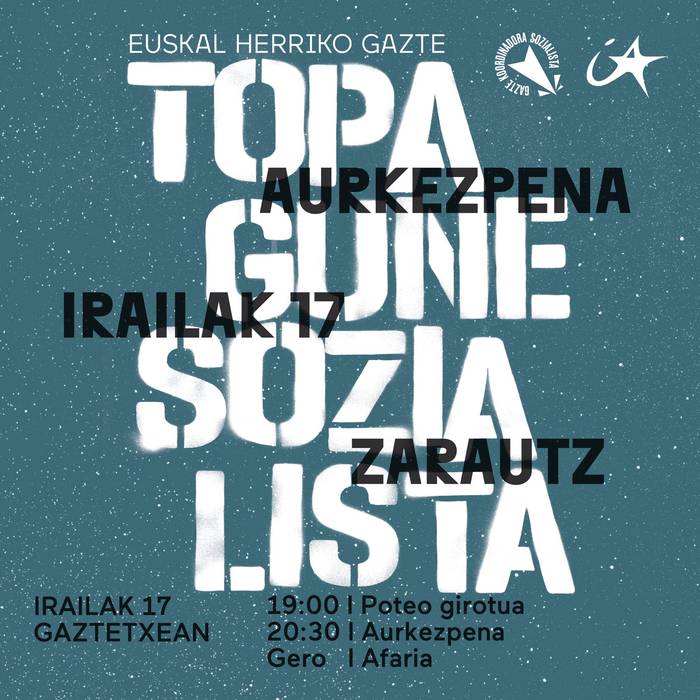 Euskal Herriko Topagune Sozialistaren aurkezpena