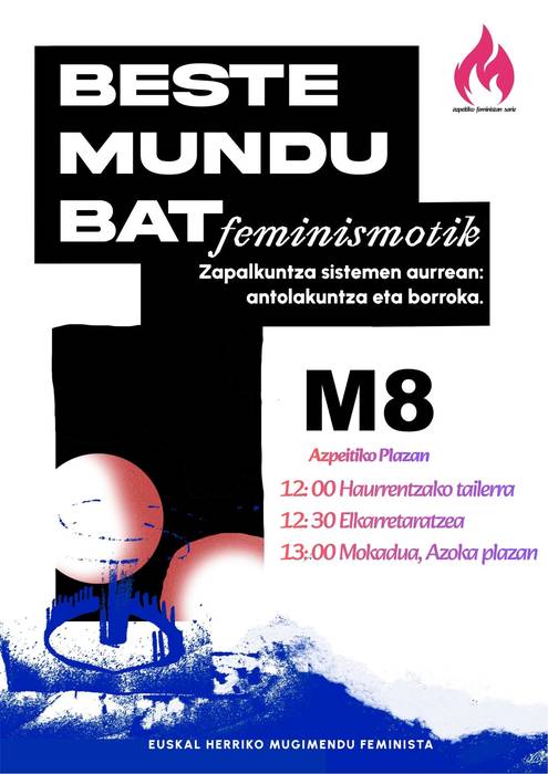 Azpeitiko Feministen Sarearen Martxoaren 8ko egitaraua