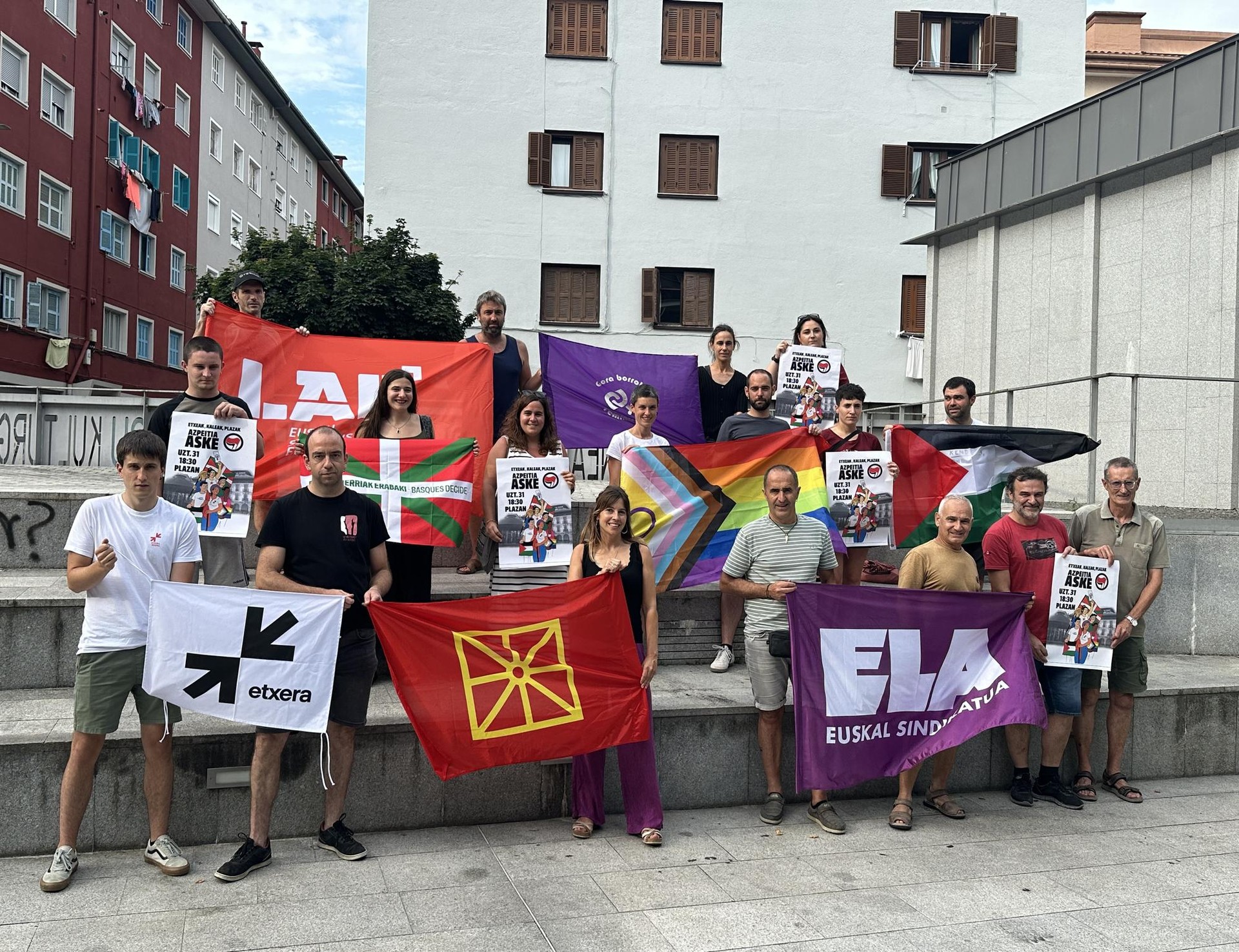 Ultraeskuinaren eta ideia faxisten aurka, "Azpeitia askea, segurua eta askotarikoa" aldarrikatuko dute San Inazio egunez