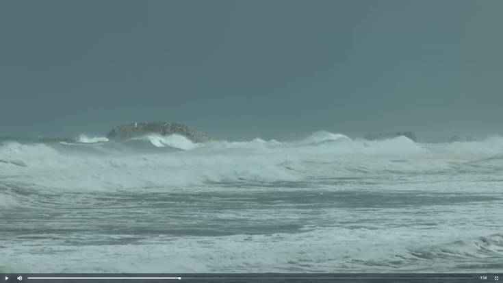 Bideoa: Udazkenarekin batera heldu da itsaso harroa