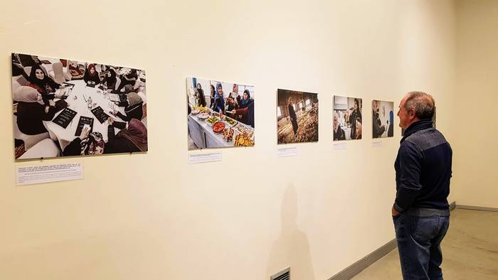 Palestinako emakume kooperatibisten lana, argazkitan