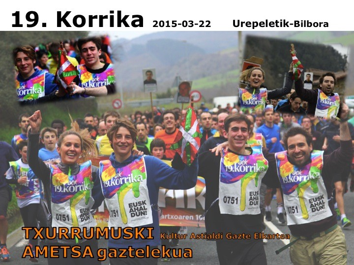 19.KORRIKA Urepele-Bilbo (ORIO) 
751. kilometroa.