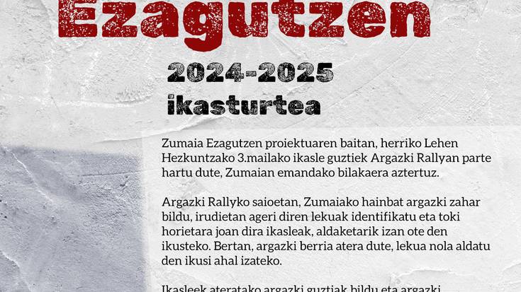 Erakusketa: 'Zumaia ezagutzen'