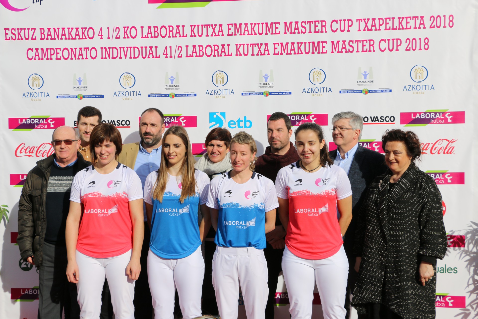 Igandean Gurean jokatuko den Emakume Master Cup lau eta erdiko txapelketa aurkeztu dute