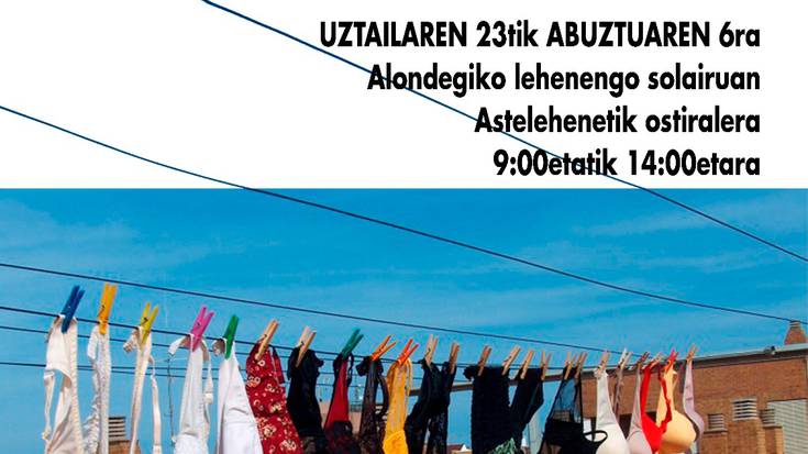 Jostailuak eta arropak jasoko ditu mugimendu feministak, bigarren eskuko azoka baterako