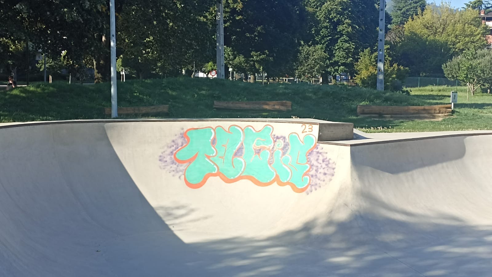 Kexa, Izarraitz skate parkean egindako graffitia tarteko