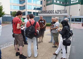 Corrugados Azpeitiako langileek greba egingo  dute, 60 beharginen kaleratzea salatzeko