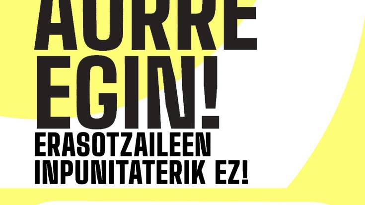 Elkarretaratzea 'Indarkeria matxista orori aurre egin! Erasotzaileen inpunitaterik ez!' lelopean