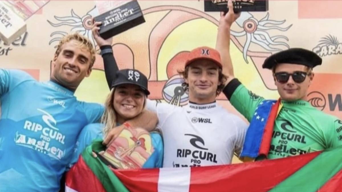Caparica Surf Fest txapelketako final-laurdenetara sailkatu dira Ruben Vitoria, Keoni Lasa eta Adur Amatriain