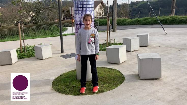 Oikiako Eskola ere indarkeria matxistaren aurka