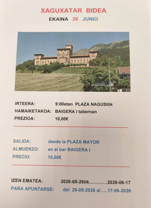 Irteera: Xaguxatar bidea