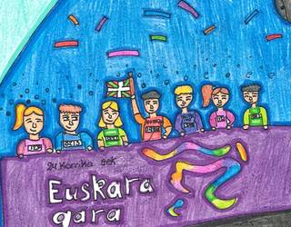 Korrika ikasleen begietatik