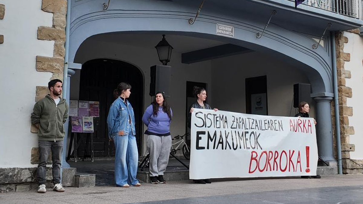 Lortutako eskubideak borrokaren bidez defendatu behar direla aldarrikatu dute Getarian