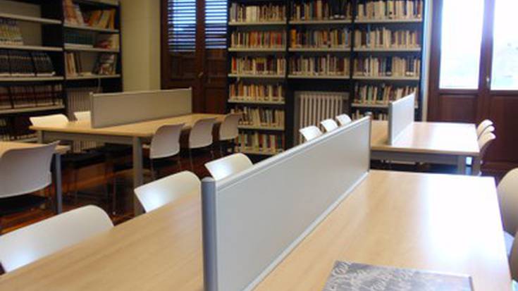 Astelehenetik aurrera, ohiko ordutegian zabalduko da liburutegia