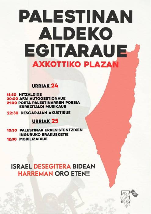 Palestinaren aldeko egitaraua