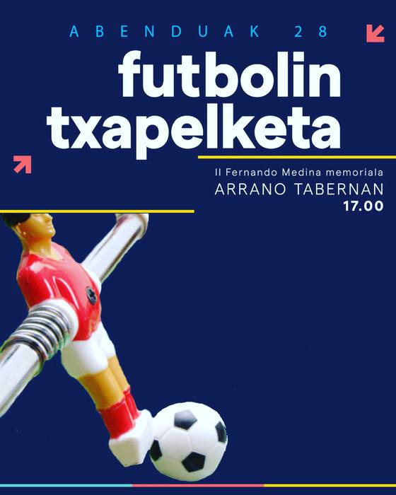 Futbolin Txapelketa antolatu du Sarek bihar arratsalderako